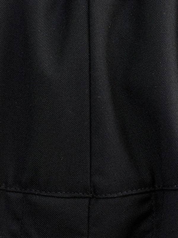 BLACK Wide Leg Loose Drawstring Solid Color Casual Pants Bottoms Culotte for wholesale on Faire9