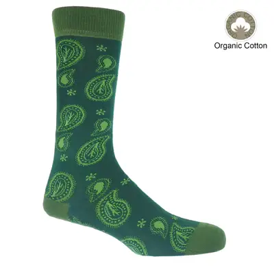 Peper Harow Socks - Wholesale Socks - Men's - Paisley Men's Organic Socks3