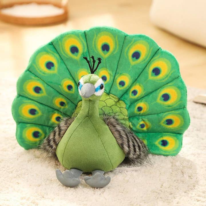 Funkyrel® Atzbranding Limited - Wholesale Stuffed/Plush Toy - Kids & Baby - Kawai - Peacock Display Plush Toy
