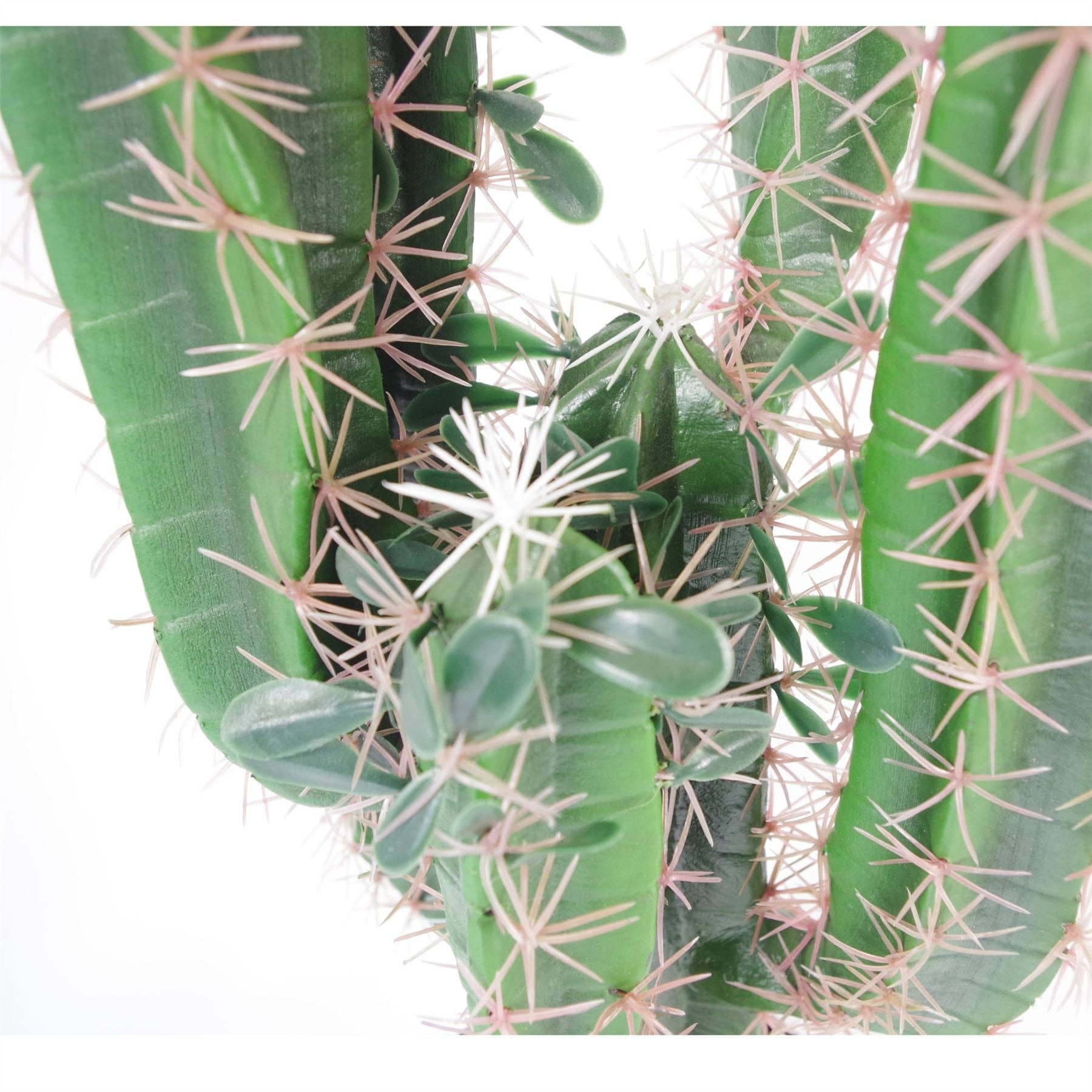 Leaf Design UK LTD - Wholesale Artificial plant - Artificial Cactus Cacti Plant Potted Black Pot 65cm1