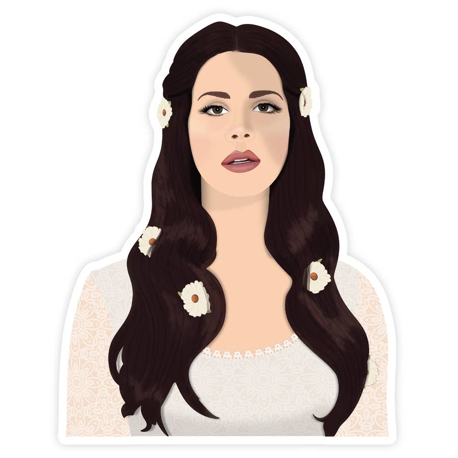 Lana Del Rey Born To Die Album Cover Sticker