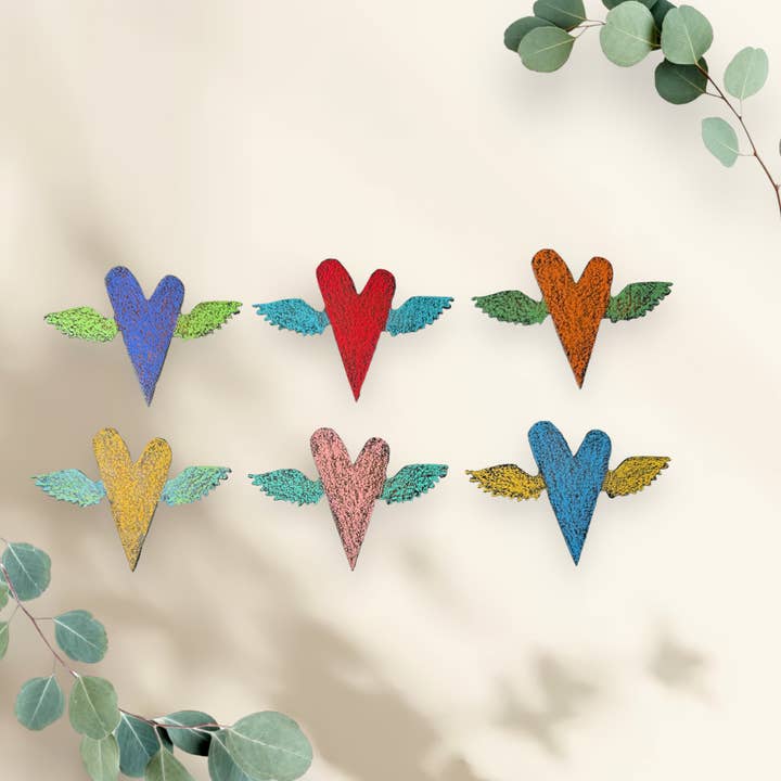 Whimsies – wholesale Magnet – Heart magnet cute gifts impulse buy sustainable hippie gift