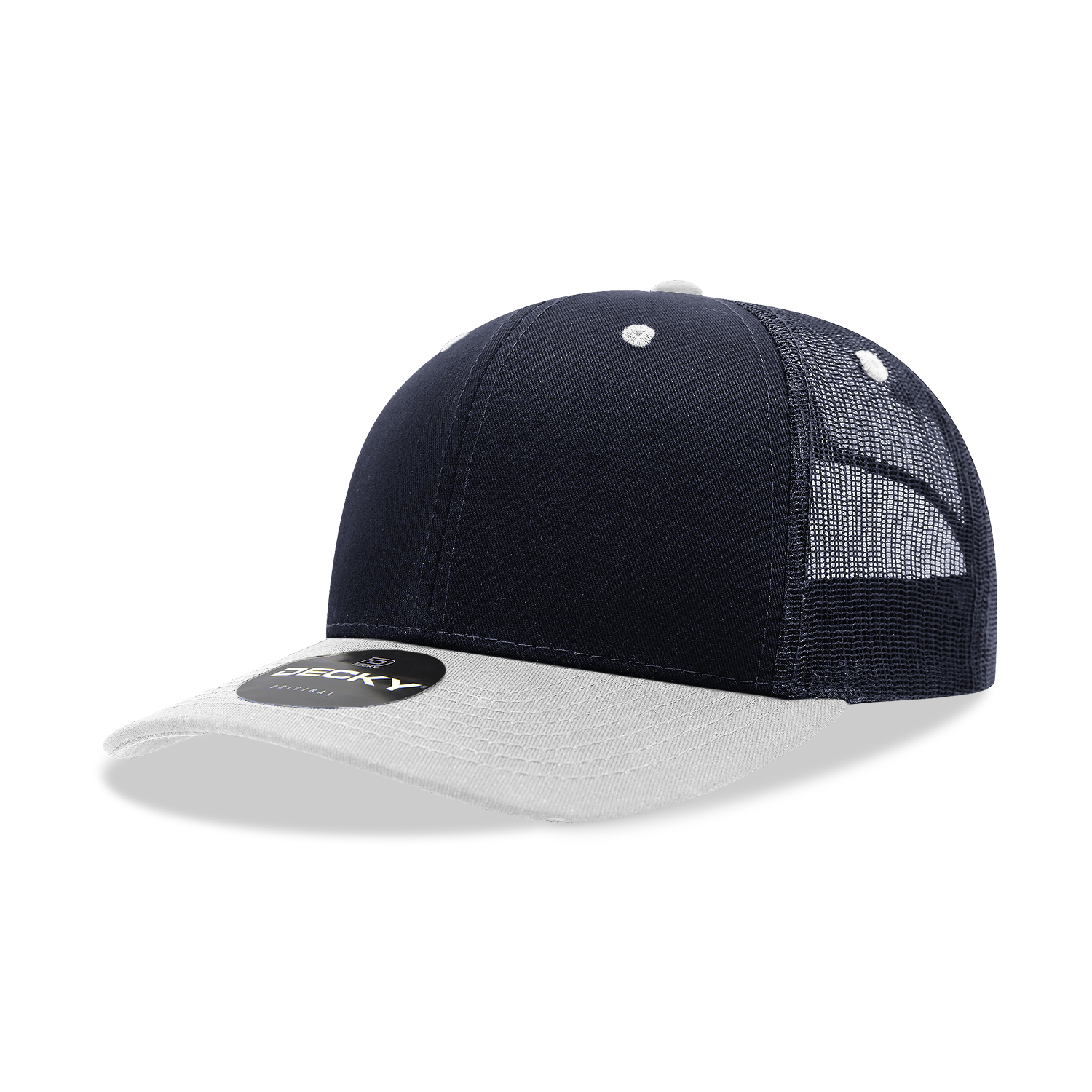 The Park Wholesale - Vente Casquette de camionneur – unisexe - Casquette Trucker classique Decky 6021, 6 panneaux, style mid pro39