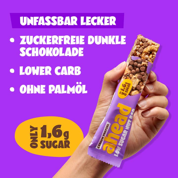 ahead - Wholesale Snack Bar - Nut Bar - Cashew Pretzel (Tray 12x35g)3