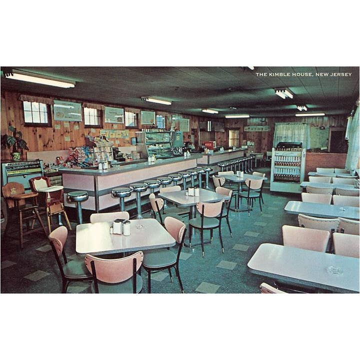 Found Image Press - Wholesale Sticker - Sticker RE-90 Kimble House, New Jersey