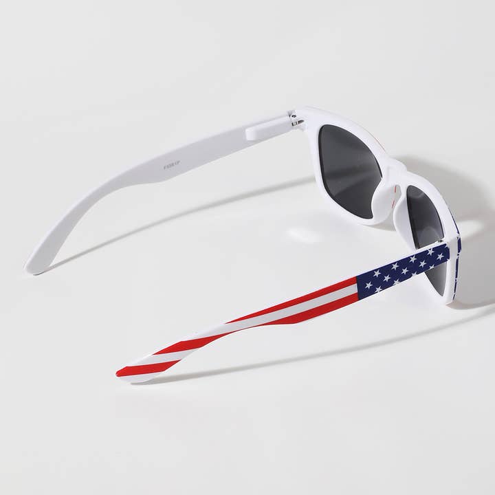 ASSORTED COLOR American Flag Sunglasses Patriotic Accessories for wholesale on Faire5