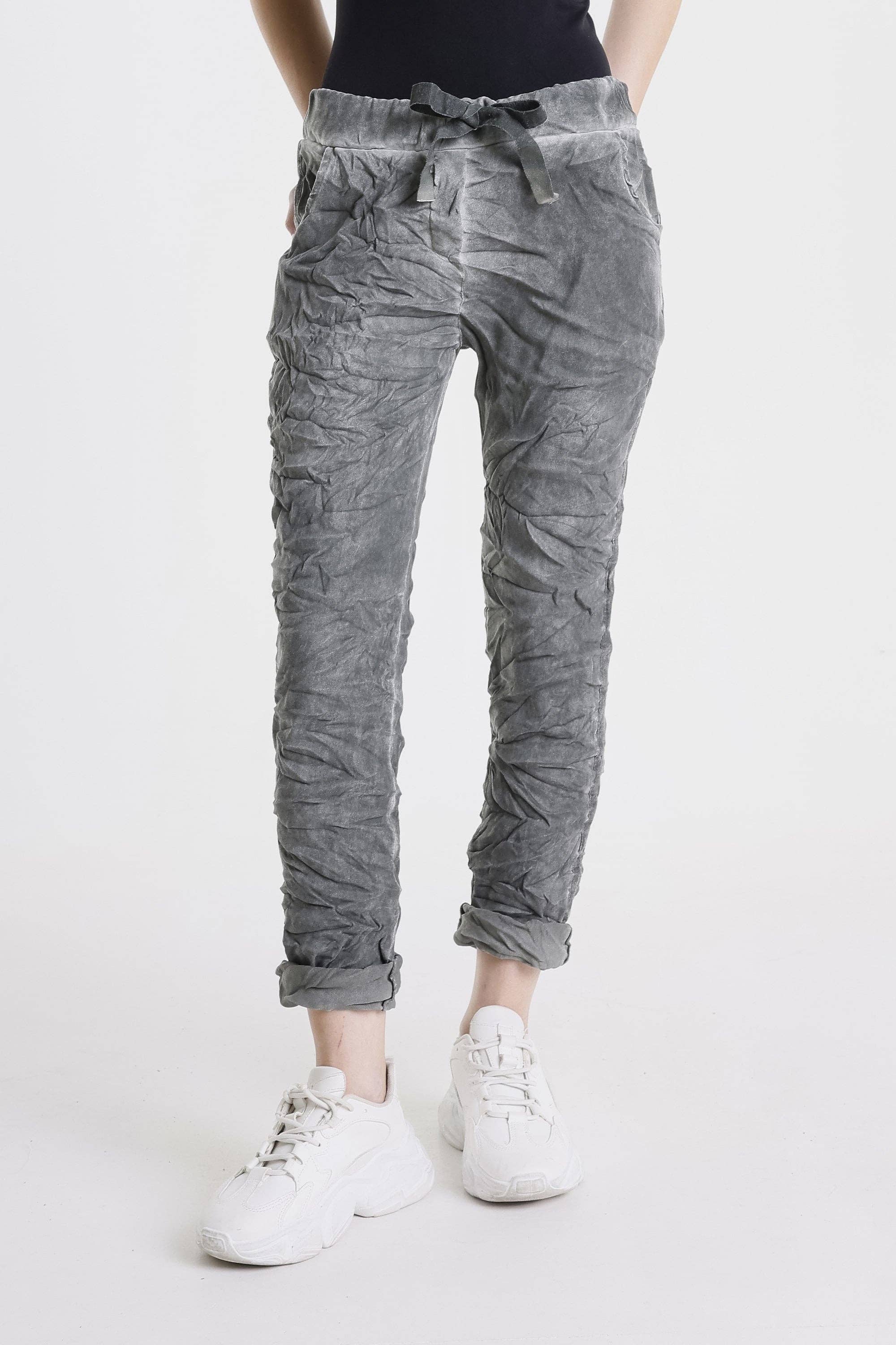 TINA Stephens Italy/Tees By Tina - Vente Pantalon – femme - Pantalon à bande tuxedo en suédine Kendyl (PL136U)12