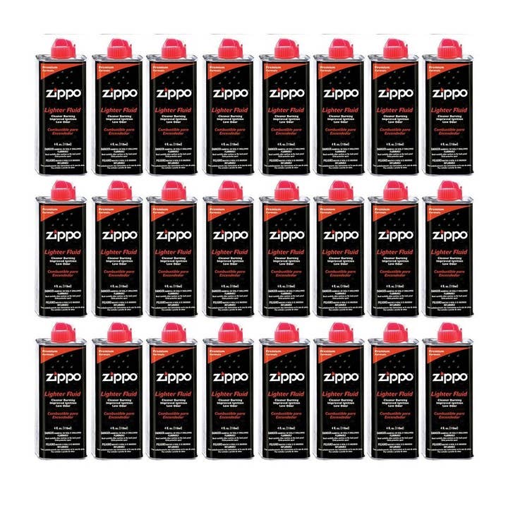 Zippo Fuel Fluid for Pocket Lighters, 24 Cans, 4 oz Each for wholesale by Benhalex