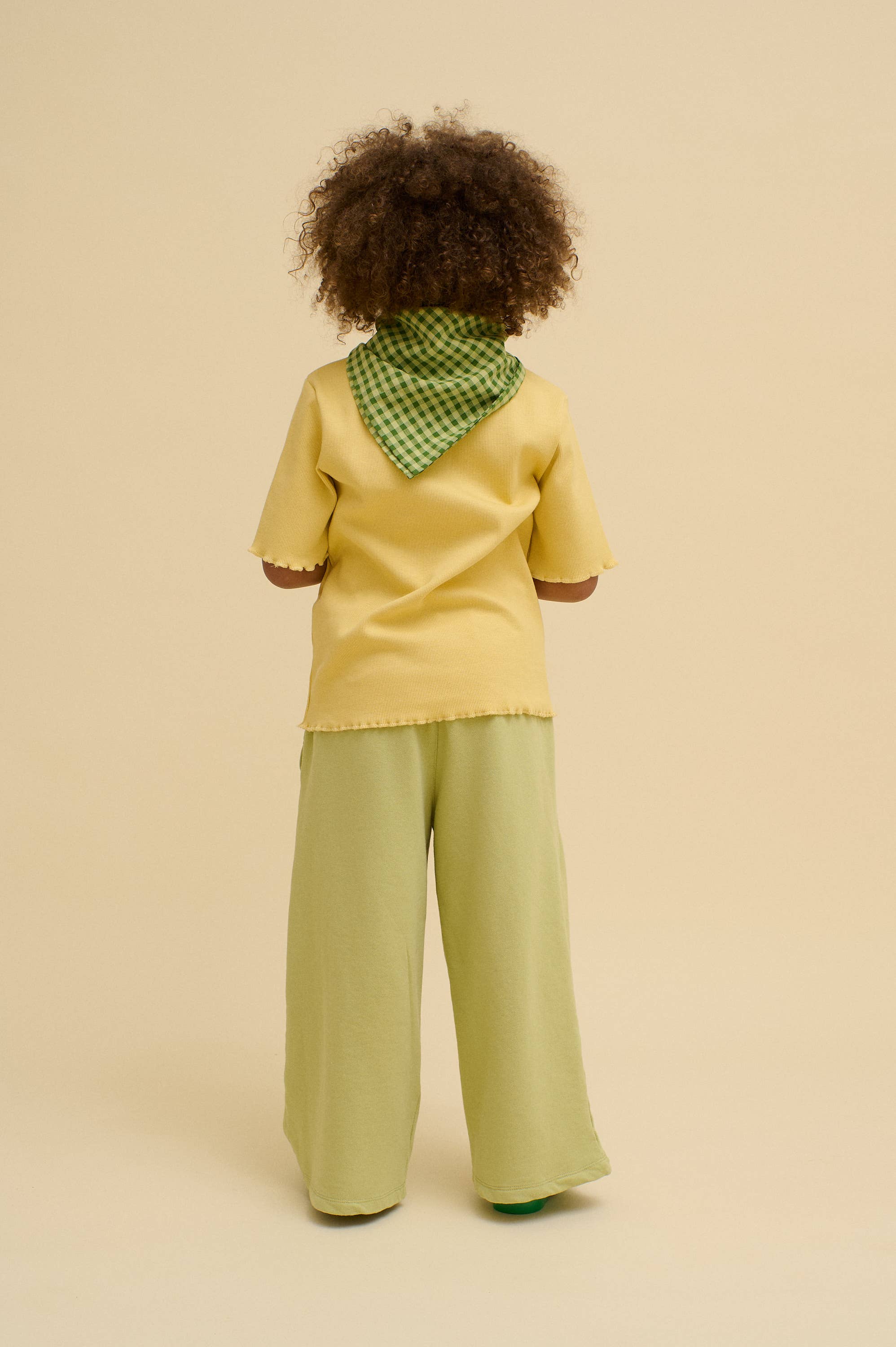 Vert PANTALON EN COTON BIOLOGIQUE CONFETTI en vente sur Faire3