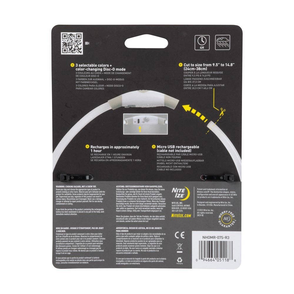 Mr. Peanut's - Wholesale Pet Collar - Dog - Nite Ize NiteHowl™️ LED Safety Necklace1