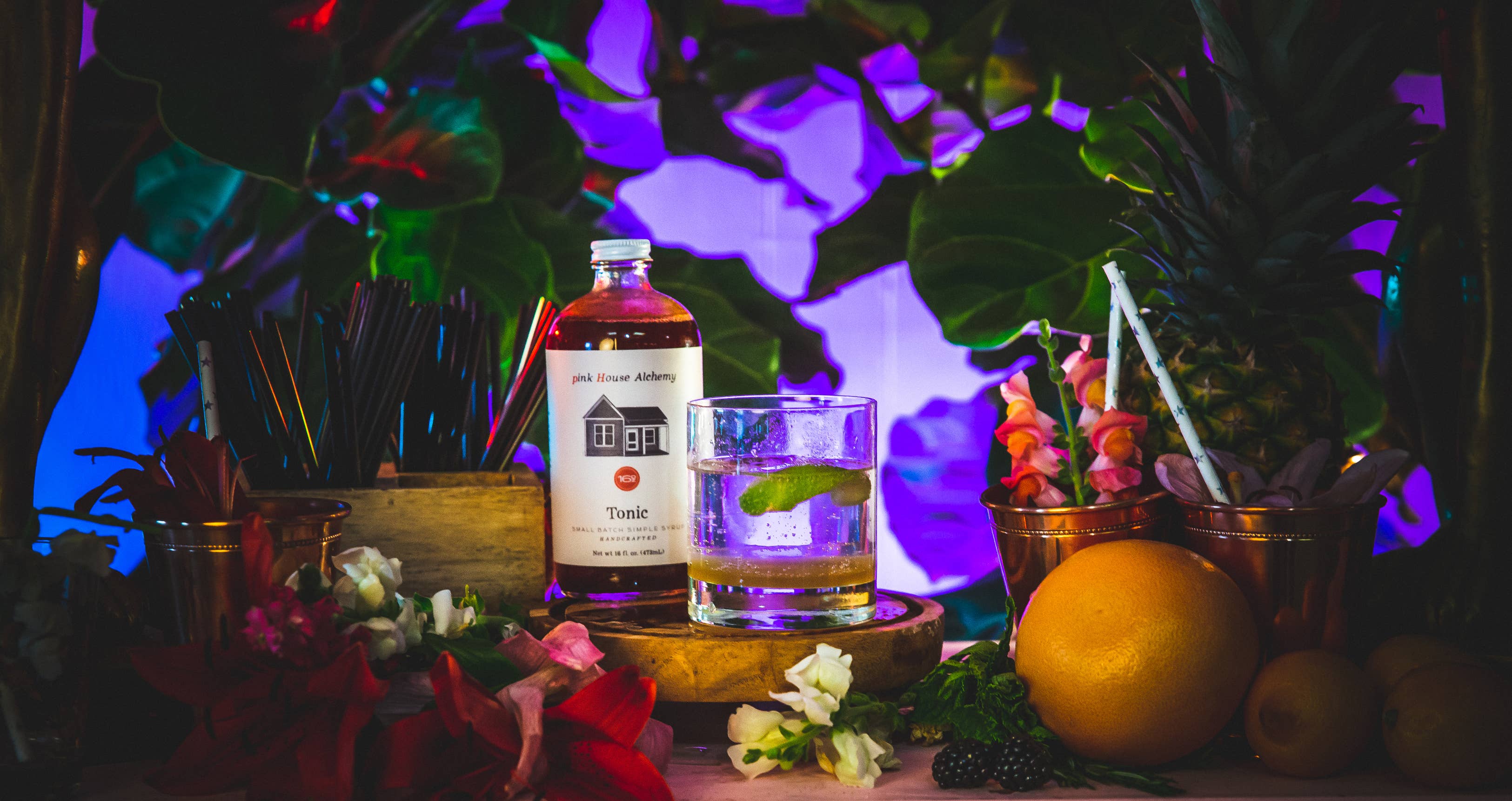 Pink House Alchemy - Wholesale Cocktail Mix/Syrup - Tonic Simple Syrup1