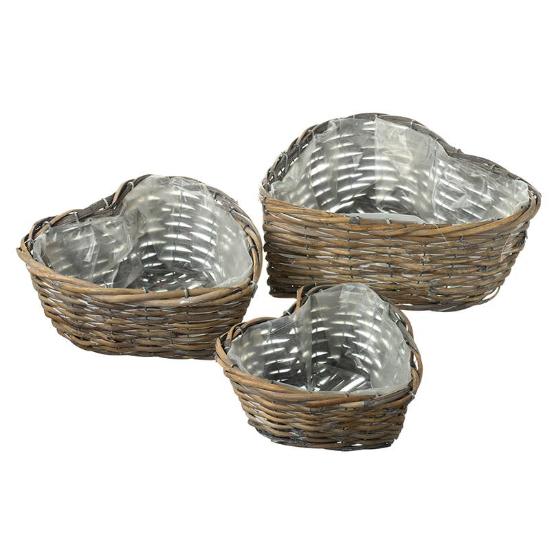 Heaven Sends – wholesale Basket – HEART BASKETS SET0