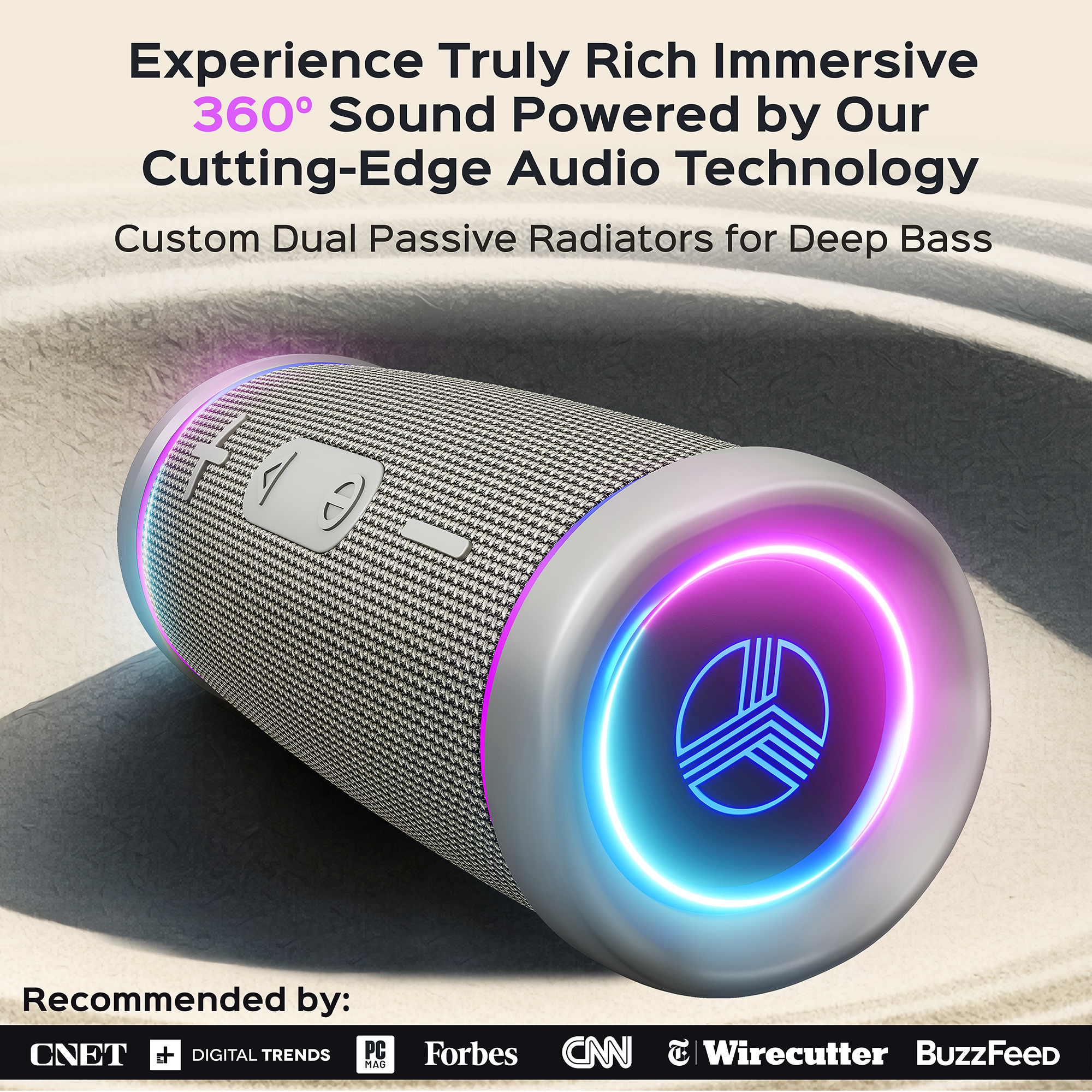 Productech - Wholesale Speakers - TREBLAB HD77 - Portable Wireless Bluetooth Speaker3