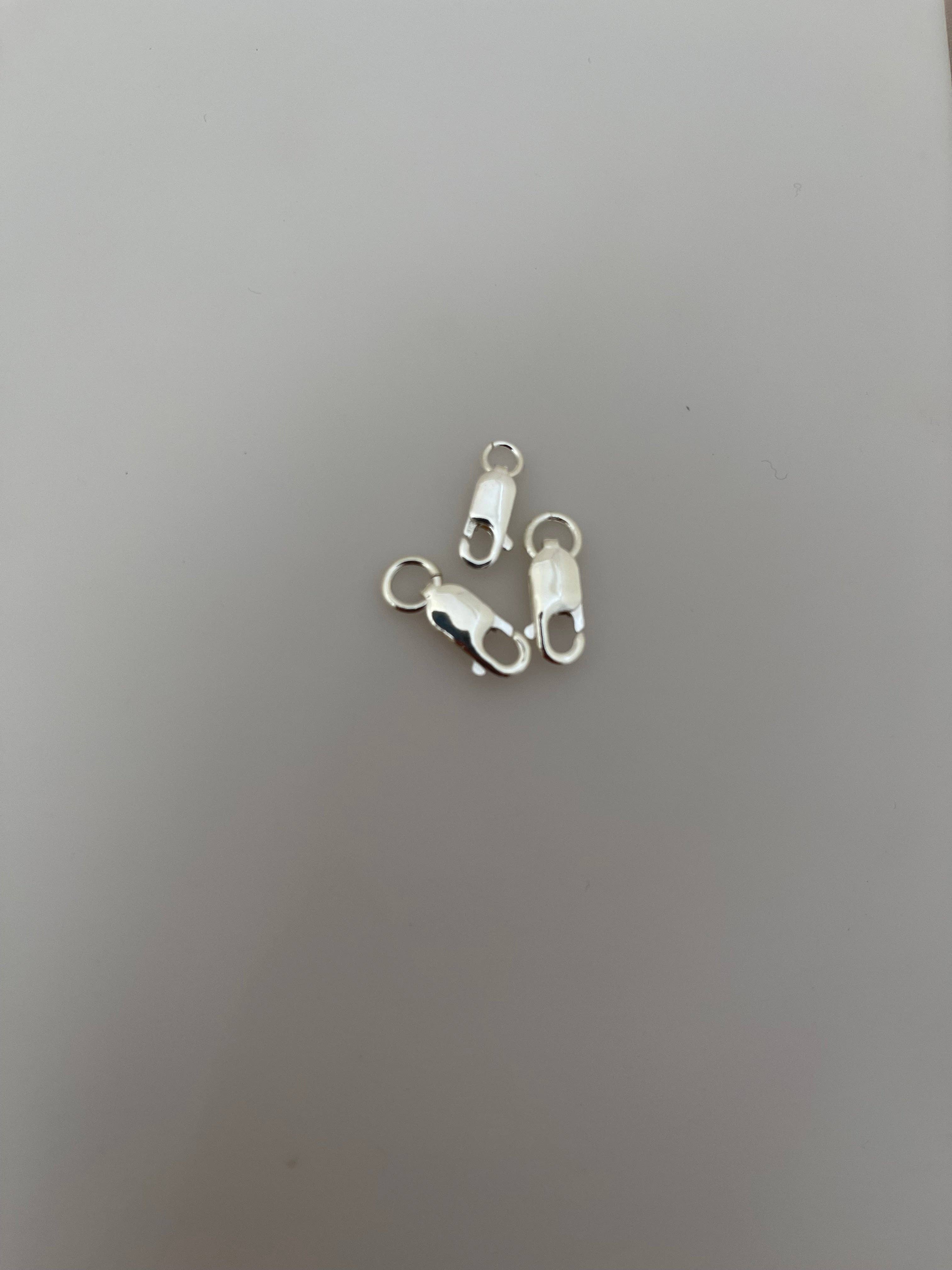 Purity Beads – wholesale Clasp – Sterling Silver Clasps | 925 Sterling Silver Long Clasp | Clasps With Open Ring | Available Five ID Sizes: 3.2m, 3.8m, 4.8m, 5.8m, 6.3mm2