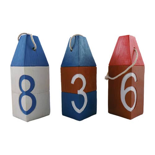 Barry-Owen Co., Inc. - Wholesale Decorative Tabletop Object - 3 Asst Resin Buoy Decorations0