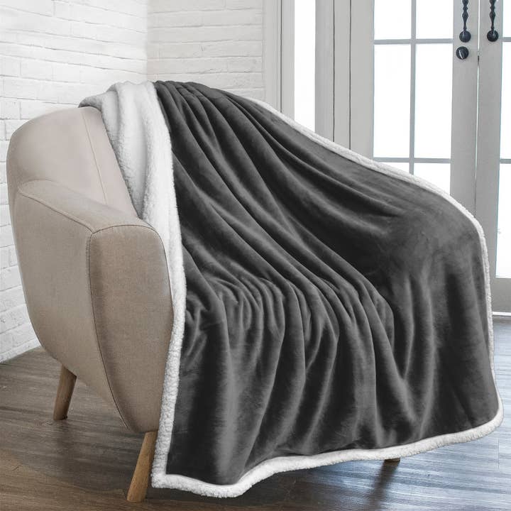 Pavilia - Vendita all'ingrosso Plaid - Coperta in pile Sherpa Premium