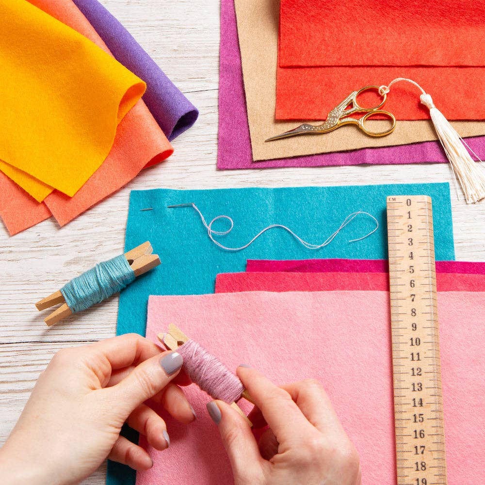 Wool Couture Company – wholesale Craft supplies – Felt Bundle Summer1