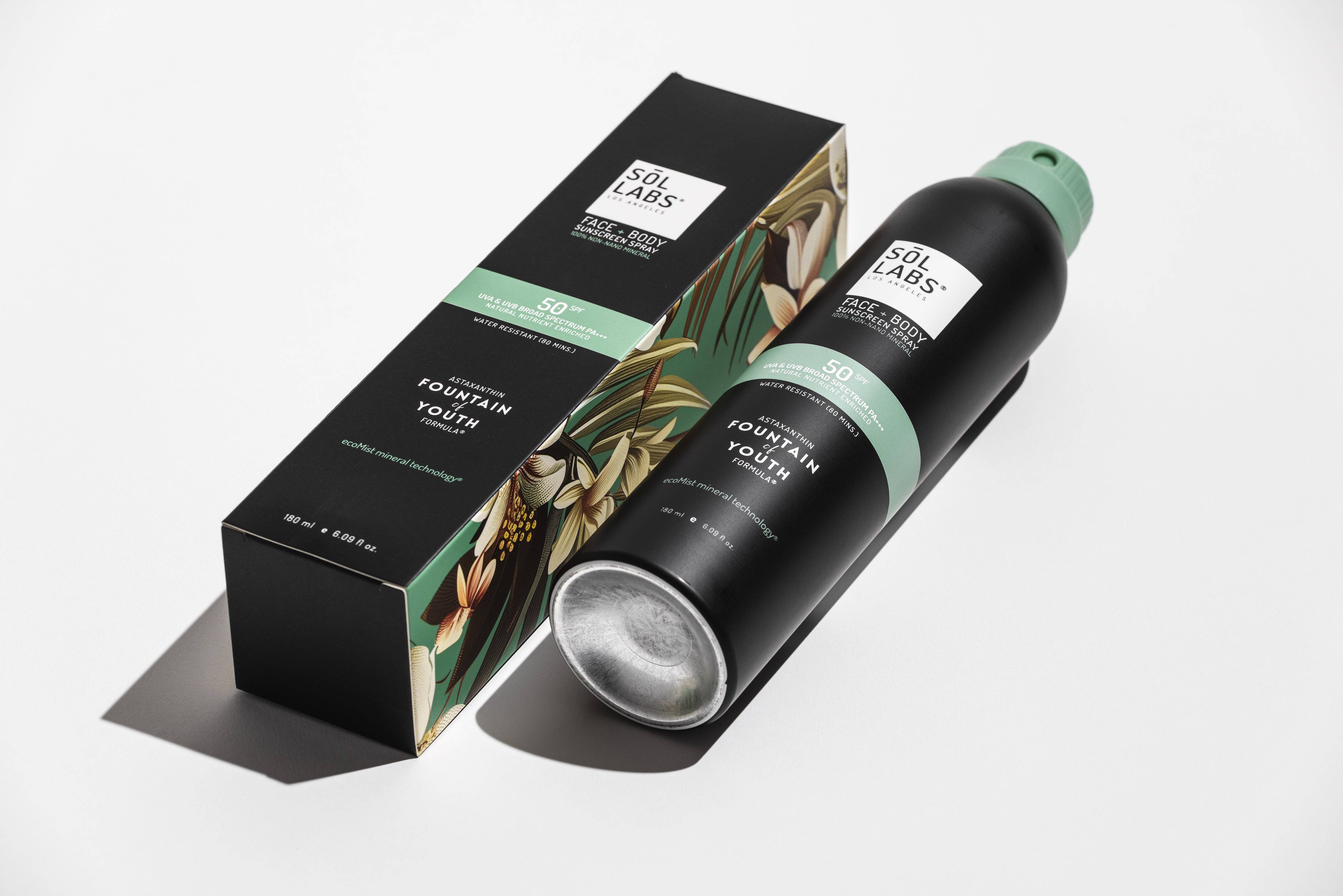 SOL LABS® – wholesale Solskyddsmedel – SOL LABS® natural mineral SPF 50 transparent mist – brett spektrum skydd UVA/UVB och återfuktande formula1