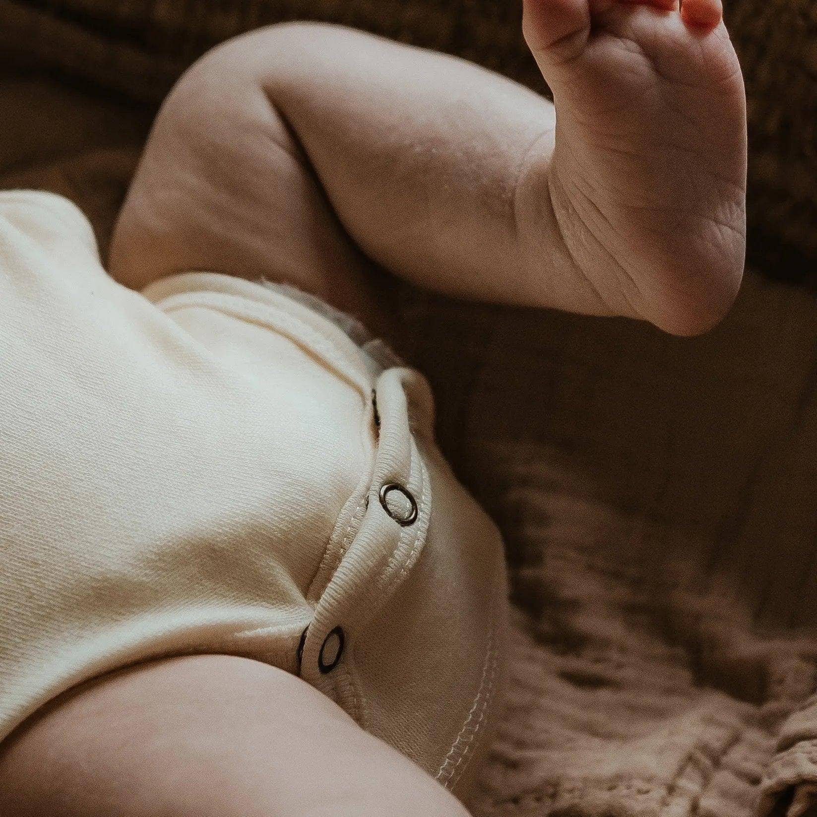 Lille Barn - Vendita all'ingrosso Tutina (senza piedini) - Neonati - Tutina avvolgente in lana merino a maniche lunghe - Naturale3