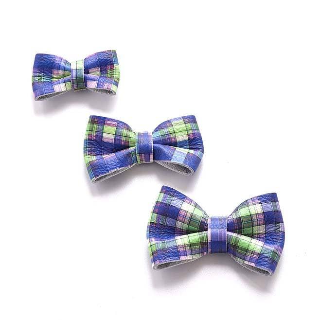 Noeud Papillon Tartan Violet pour la vente par Signe Louka