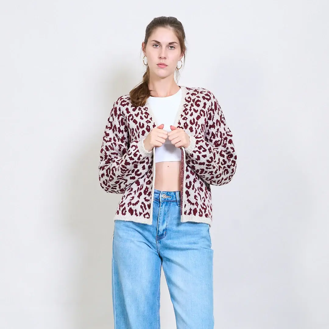 AMELÉ - Venta al por mayor Cárdigan - Mujer - Cárdigan animal print5