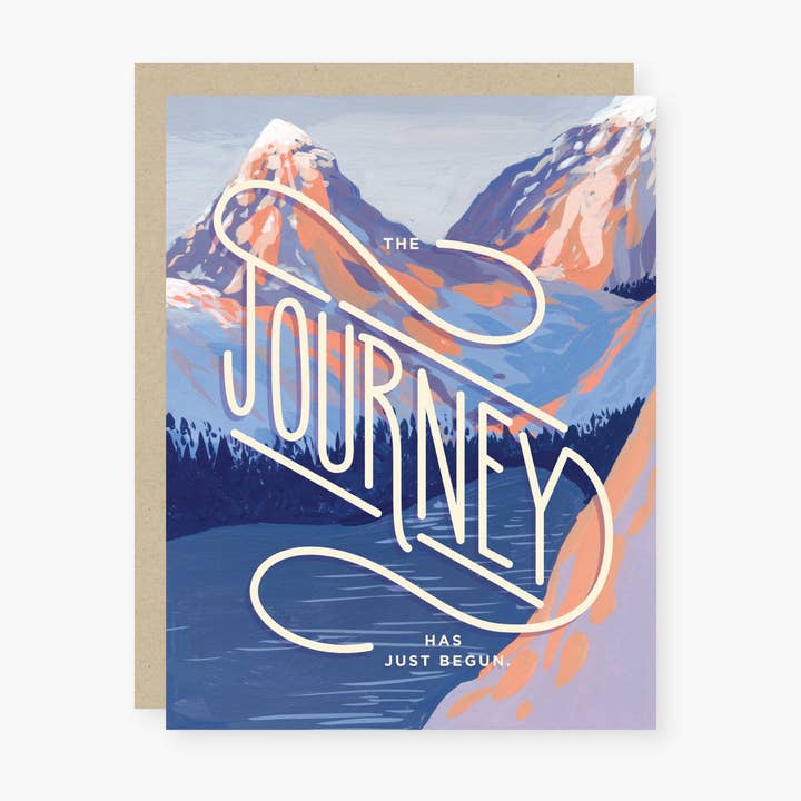 Resan har precis börjat, examens- och inspirationskort för wholesale av 2021 Co.