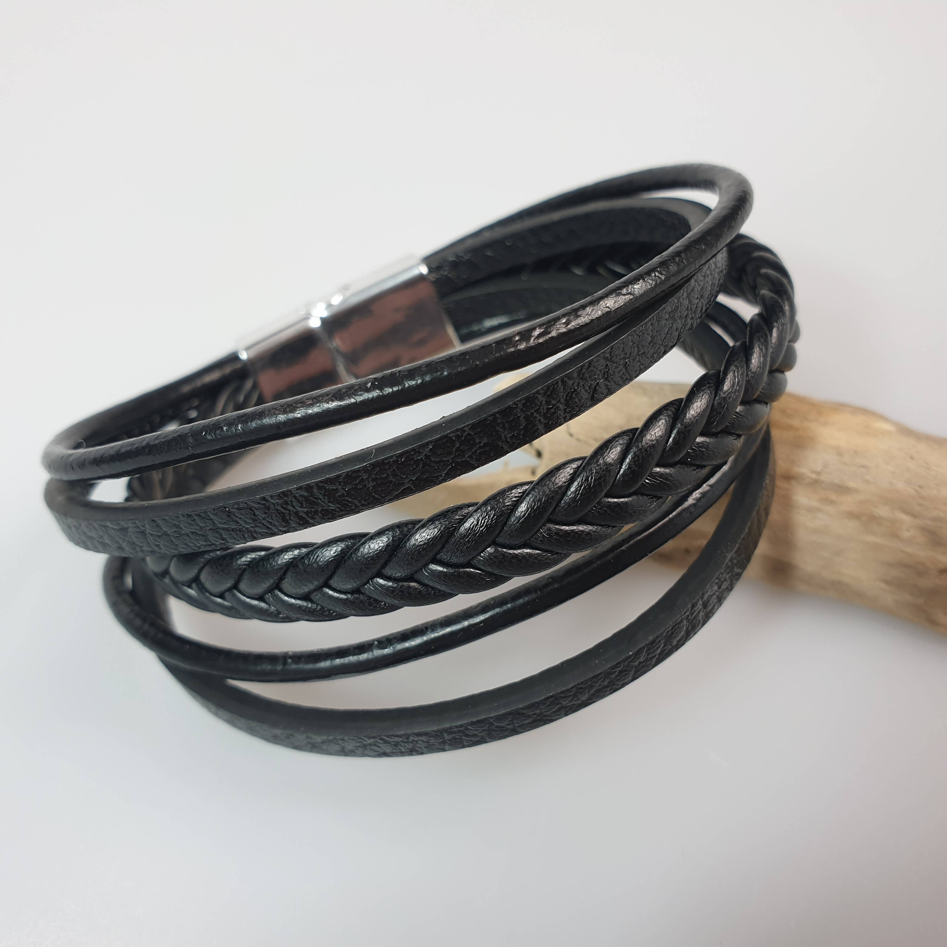 AmberLithuania - Wholesale Jewelry - Men's - Leather bracelet Armband for men Mans jewelry4