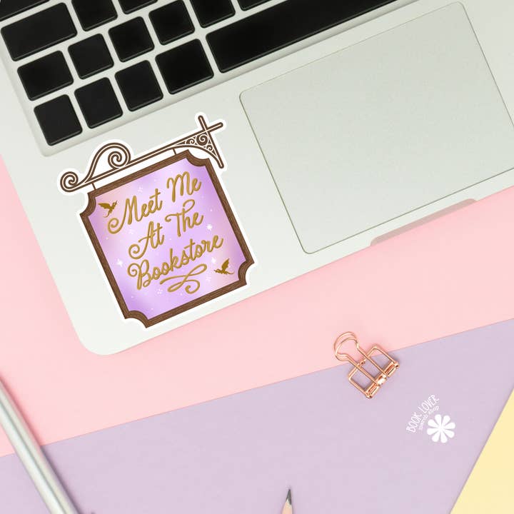 Book Lover Merch Shop - Wholesale Sticker - Meet Me At The Bookstore Stickers / Bookish Stickers / Book 1
