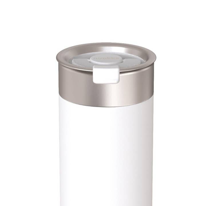 QUOKKA - Wholesale Insulated Mug/Tumbler - QUOKKA THERMAL COFFEE MUG STAINLESS STEEL BOOST WHITE 400 ML