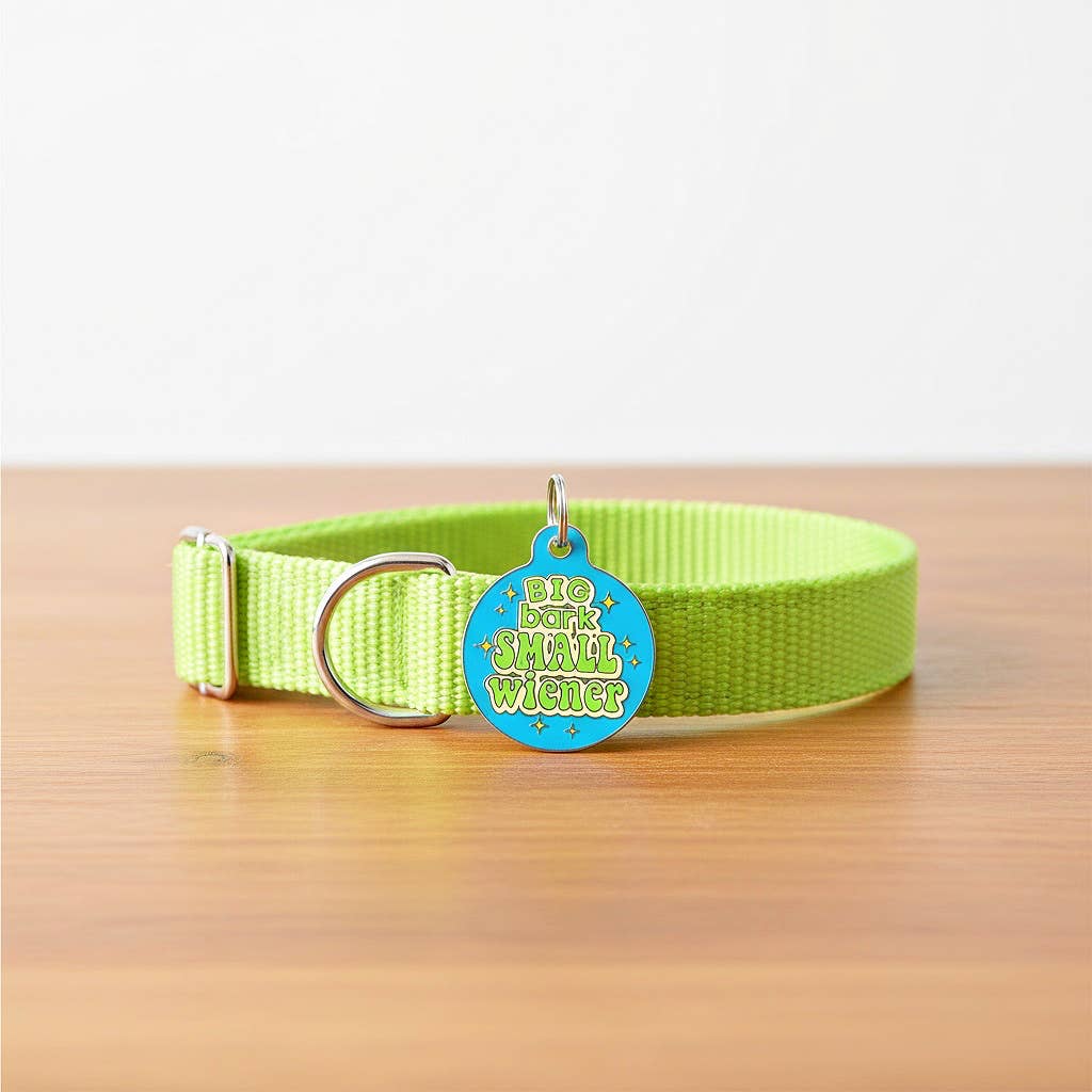 Bad Tags - Wholesale Halsbandlabel - Hond - Grappige Hondenpenning Scanbare QR-code - Grote Blaffer Kleine Wiener8