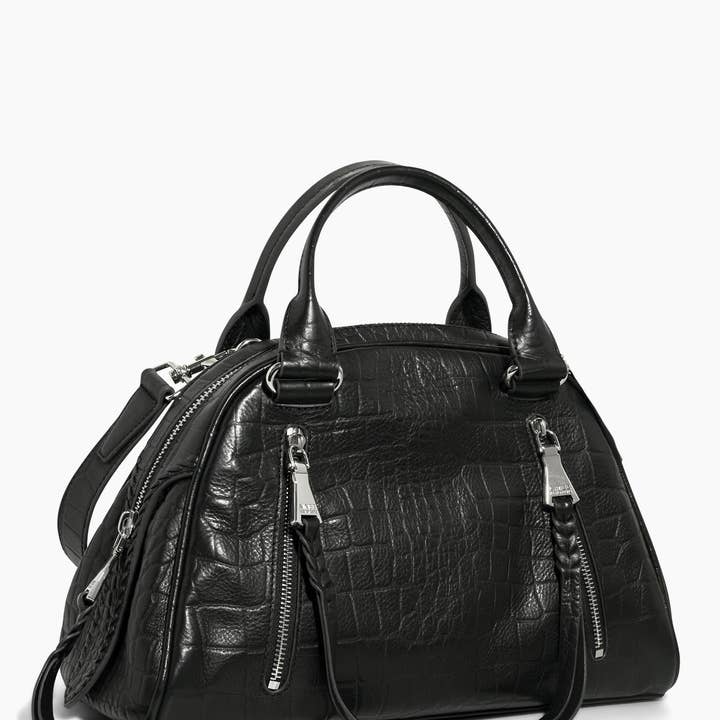 Black Croco Day Dream Satchel for wholesale on Faire3