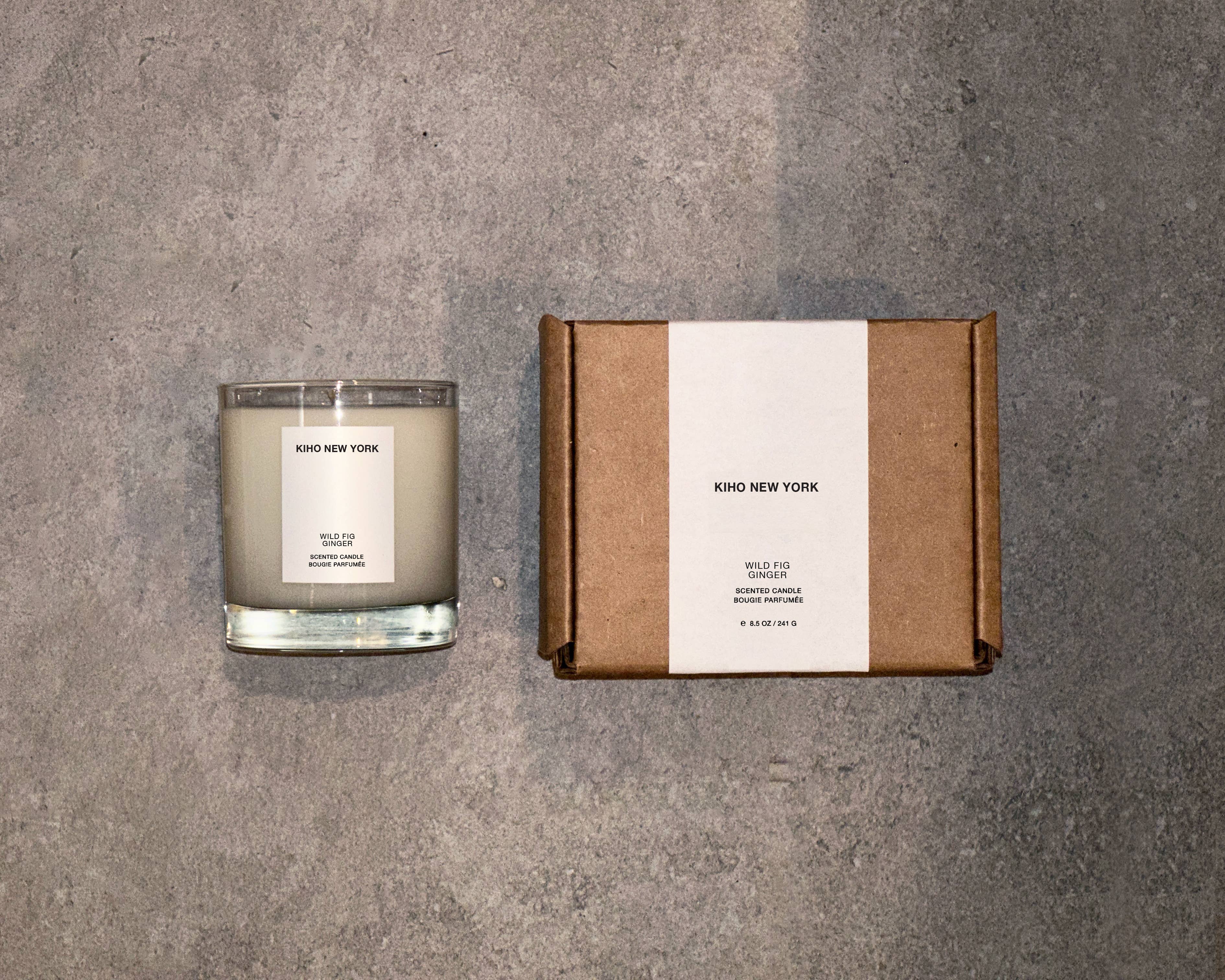 KIHO NEW YORK – wholesale Jar/filled candle – Wild Fig Ginger Candle2