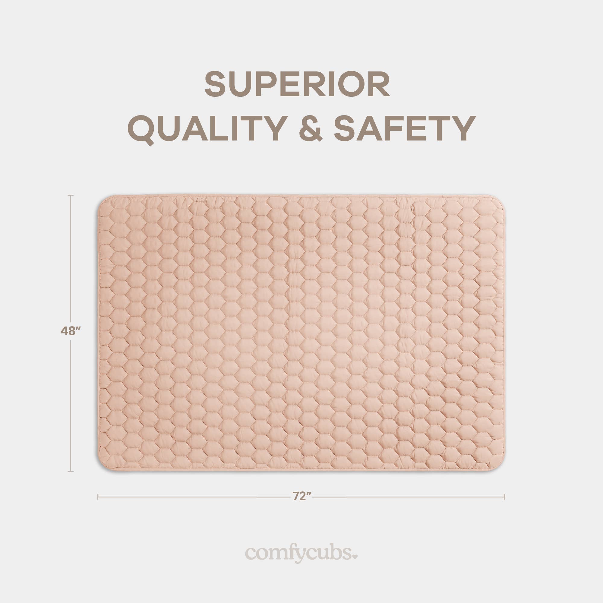 Comfy Cubs - Wholesale Play Mat - Kids & Baby - Premium Play Mat, Quilted Baby Mat for Floor by Comfy Cubs107