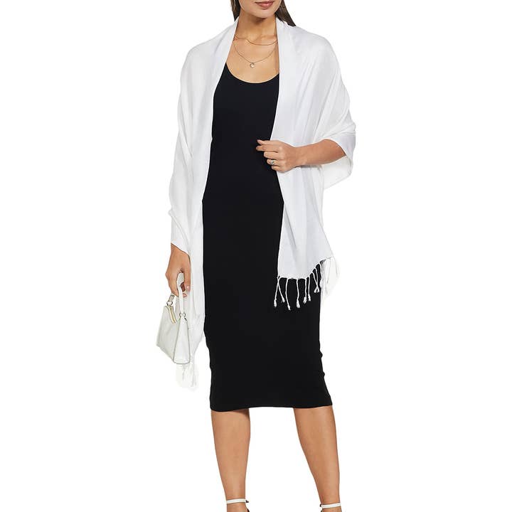 Ecogram – Großhandel Schal – Damen – Schals in Weiß1