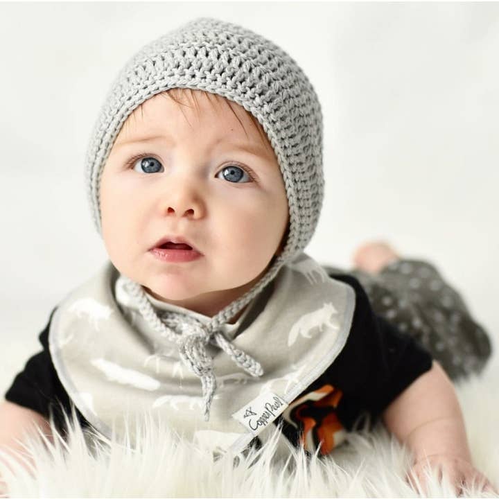 Bonnet pour nouveau-né en crochet - Bonnet pour nouveau-né - Bonnet en crochet pour la vente par Meadoria