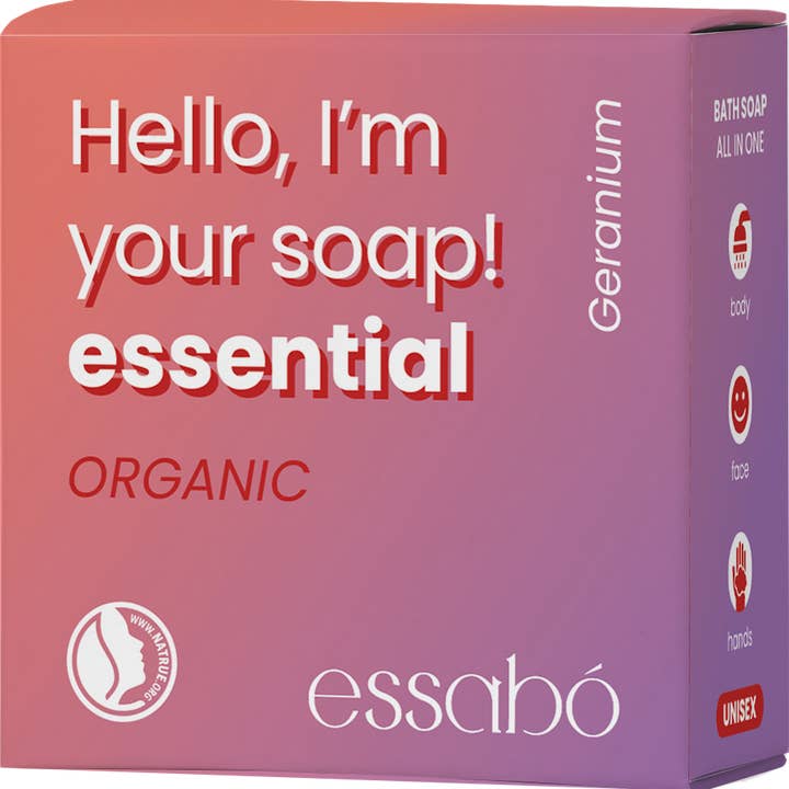 Essabó Eco Essential Geranium 120g for wholesale by ESSABÓ