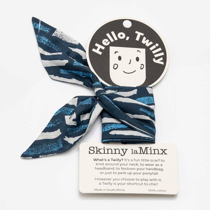 Skinny laMinx - Wholesale Scarf - Women's - Twilly Scarf - Atlantic