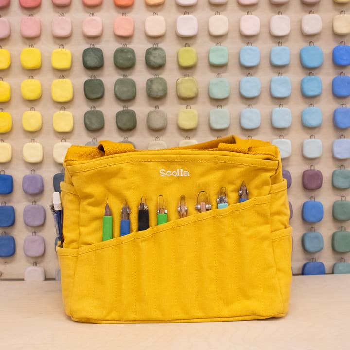 Soolla - Wholesale Craft Supplies - Soolla Studio Artist Bag, Sedona, Art Supply Tote Bag1