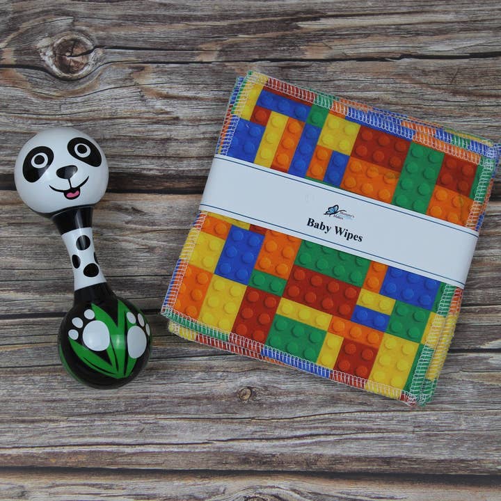 Reusable Baby Wipes, Face Cloths, Washable Wipes, Zero Waste, Eco Friendly, Cloth Baby Wipes, Reusable Cloth for wholesale by Mummy's Marvellous Makes Ltd