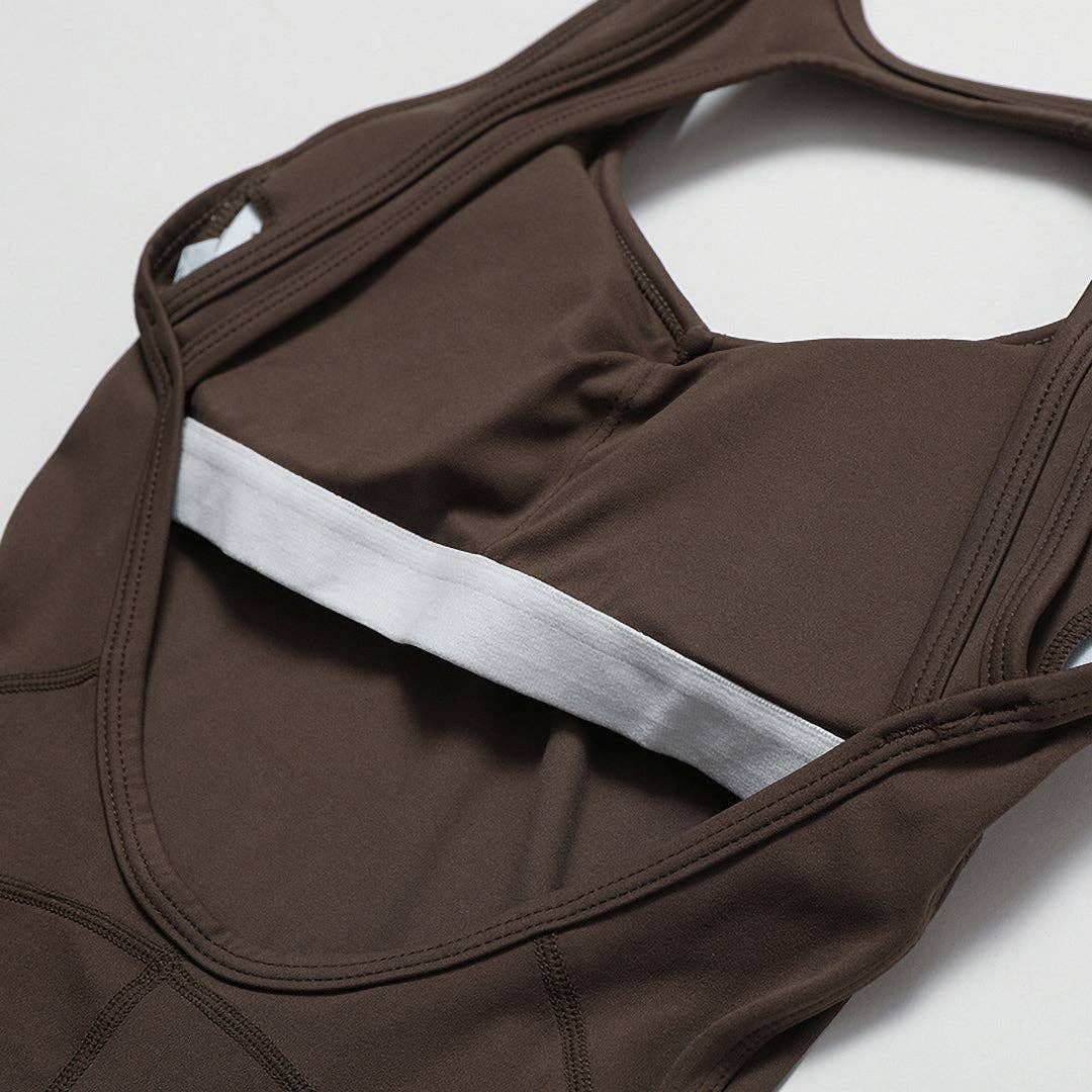 WONDERXFANS - Wholesale Jumpsuit - Women's - Solid flared trousers cutout back jumpsuit6