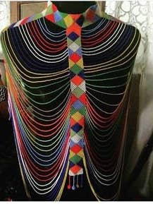 Afrikaanse handgemaakte meerkleurige kralen lichaamsketting voor wholesale door Delight merchants