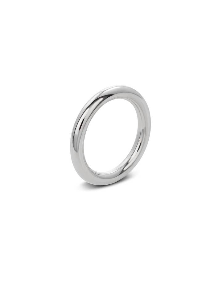 Bold Plain Ring Silver for wholesale by NO MORE ACCESSORIES