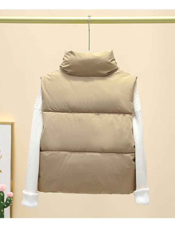 Hope & Sunshine - Wholesale Outerwear Vest - Women's - Sleeveless Drawstring Vest Jacket13