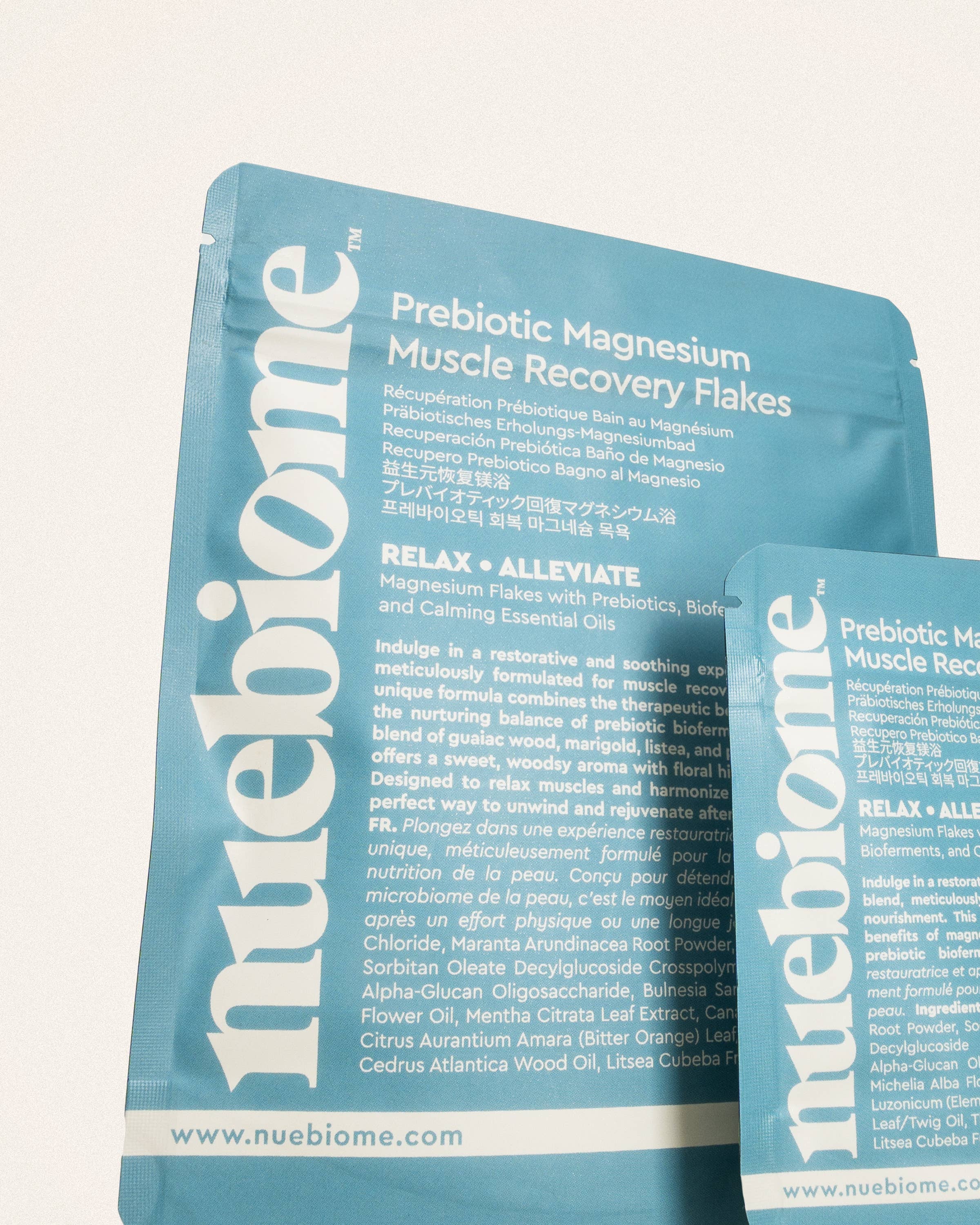 Nuebiome – wholesale Bath salts – Prebiotic Magnesium Muscle Recovery Flakes1