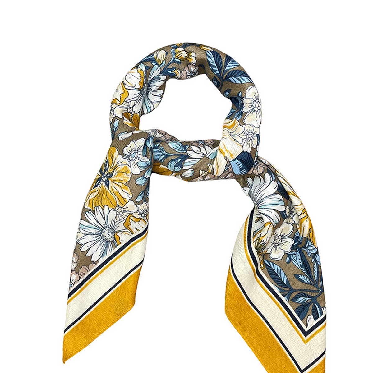 ACCITY - Wholesale Scarf - Women's - 90cm Floral Velvet Wool Scarf Shawl for Winter_CWASC08925