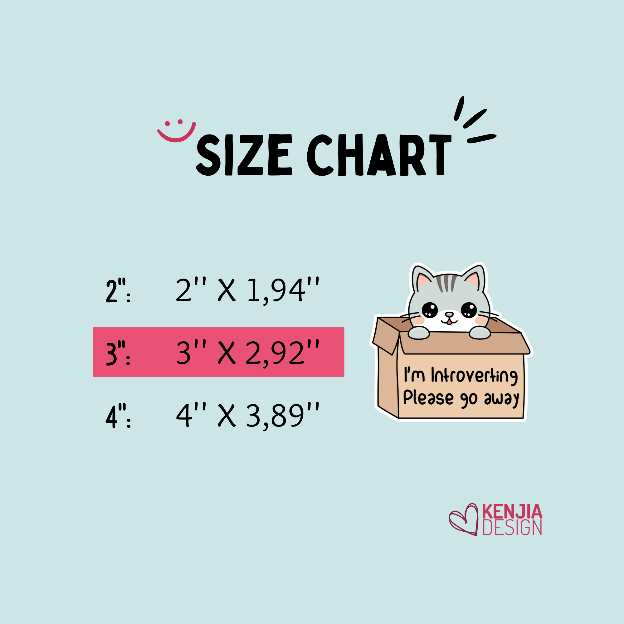 Kenjia Design - Wholesale Sticker - I'm Introverting, Please Go Away Stickers and Fridge Magnets3