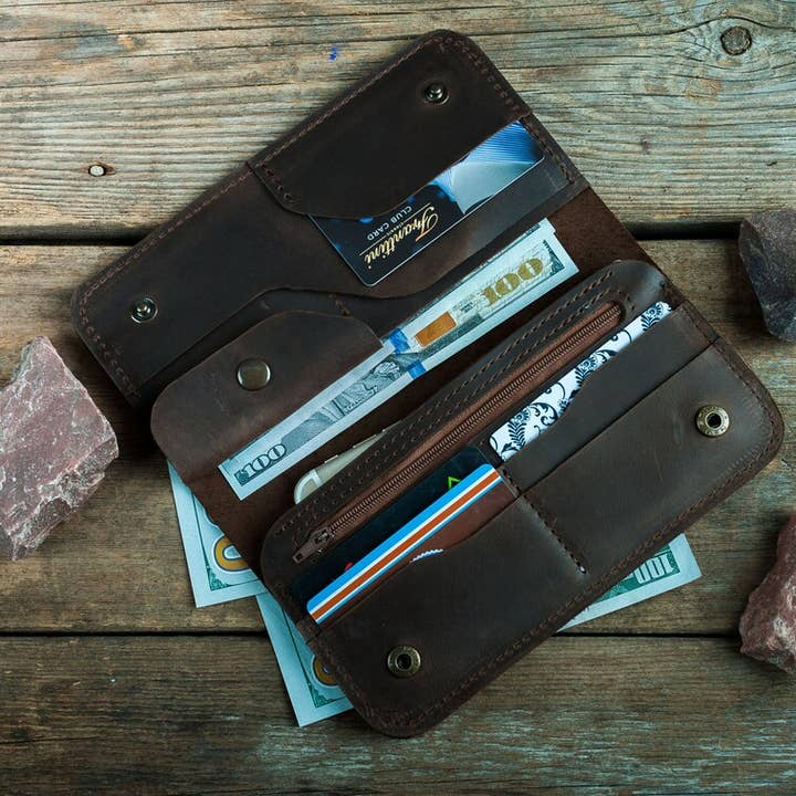 Long Leather Wallet for wholesale by Pikore