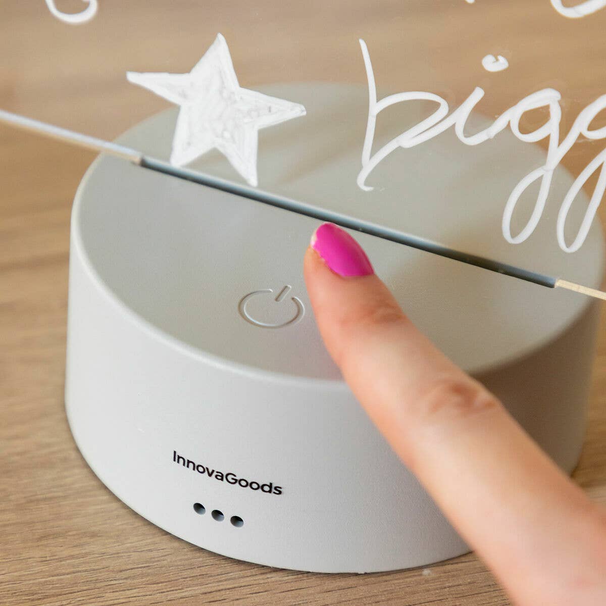 InnovaGoods - Wholesale Whiteboard/Dry-Erase Board - InnovaGoods Lemo LED Note and Message Board7