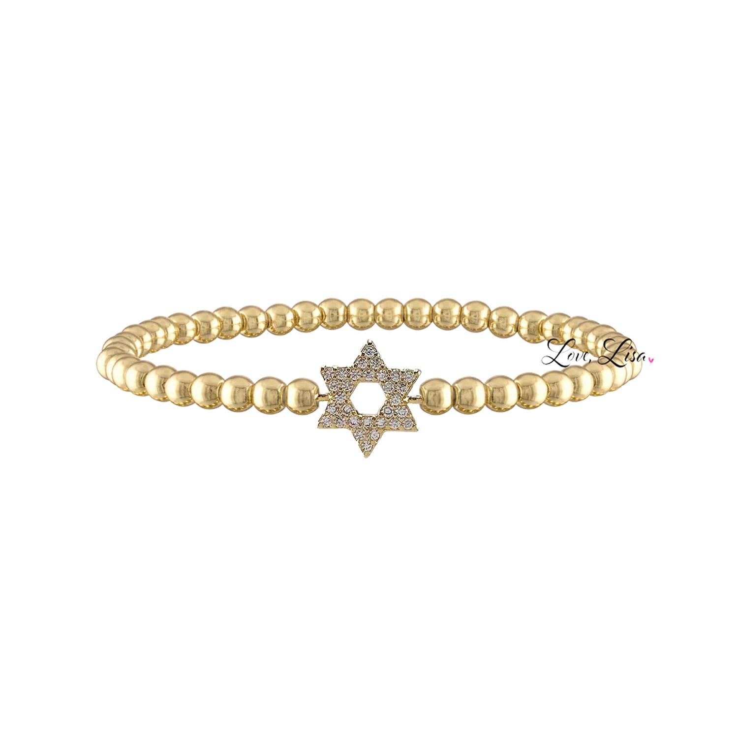 Love, Lisa - Wholesale Beaded Bracelet - Madison Star of David Bracelet0
