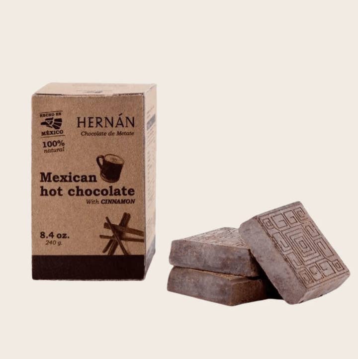  HERNÁN - Wholesale Hot Cocoa Mix/Kit - Cinnamon Mexican Hot Chocolate Square "Tablillas" - 240g0